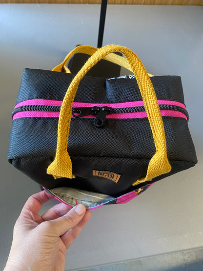 Mini Making Backpack-Black with Pink Rock bears